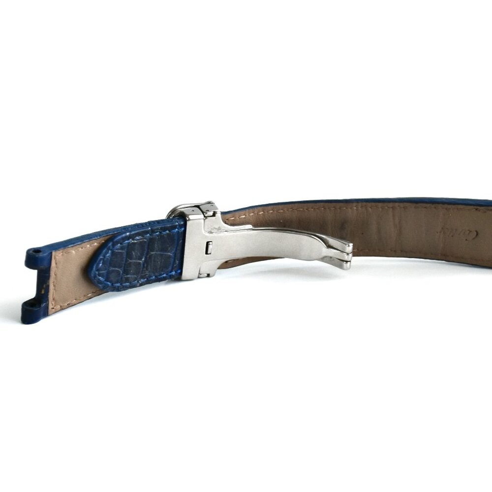 Cartier Crocodile Leather Strap and Stainless Steel Deployant Buckle Clasp - Picture 3 of 6